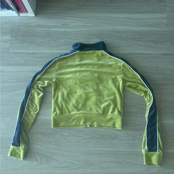 Jaded London Green Velour Jacket - Picture 5 of 5